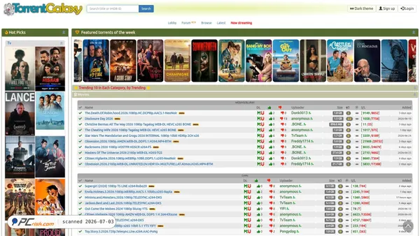 torrentgalaxy.one screenshot