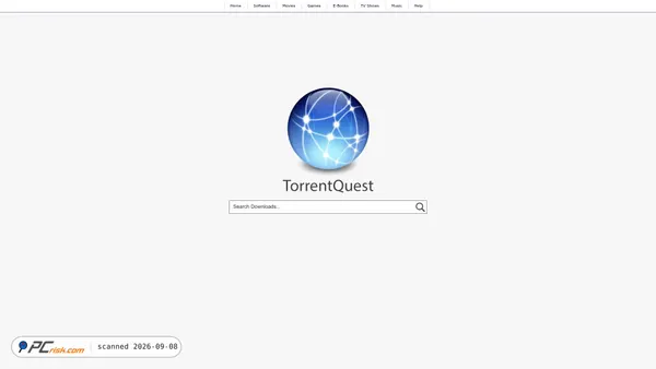 Captura de torrentquest.com