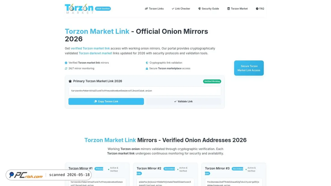Screenshot of torzon-market-link.sbs