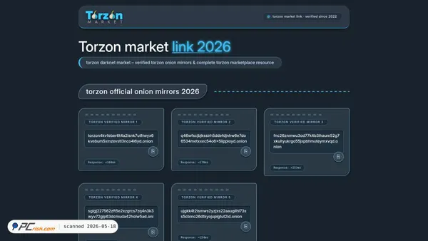 torzon-market.club screenshot