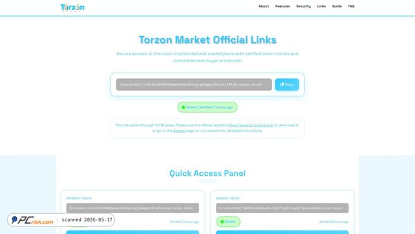 torzondarknet.link screenshot