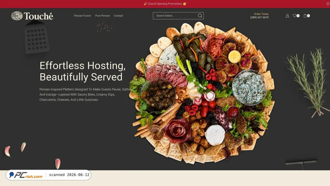 Screenshot di touchegrazing.com