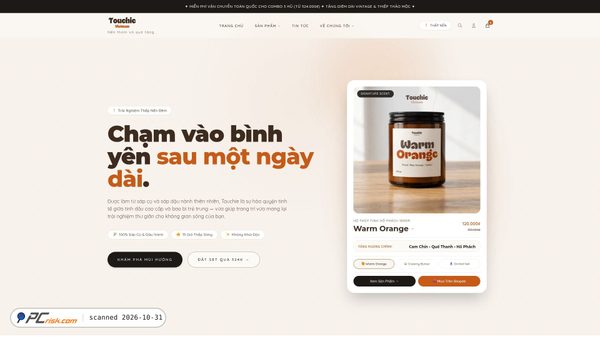 Screenshot di touchie.vn