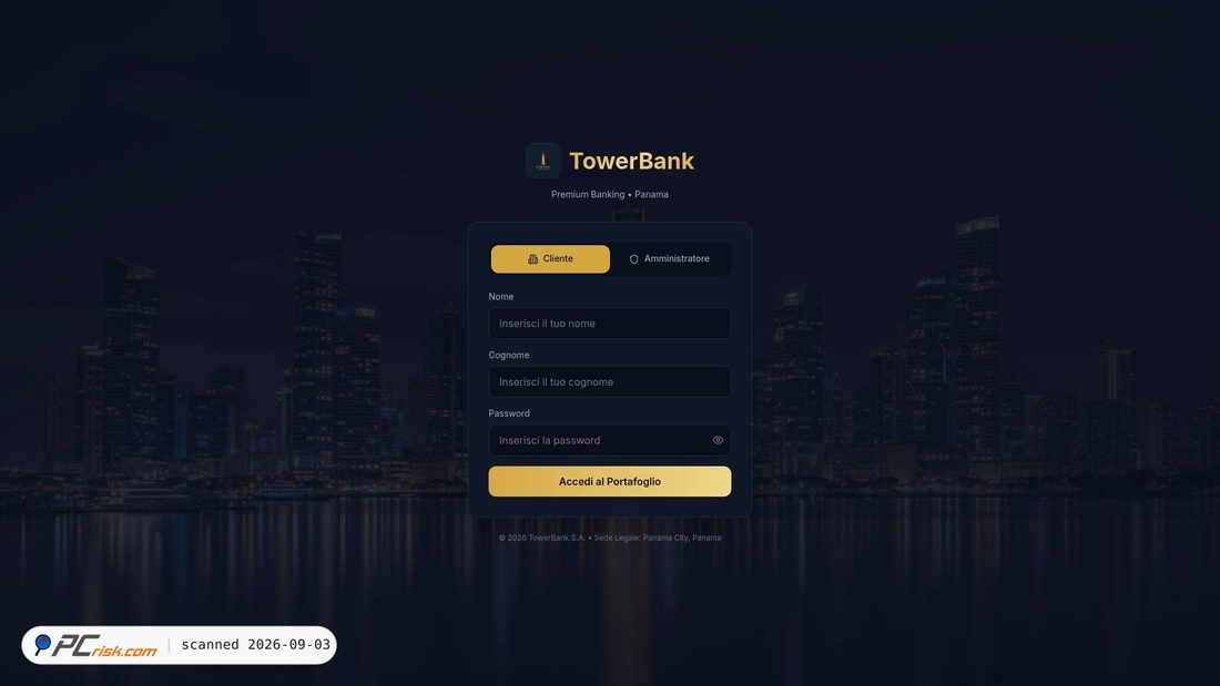 Screenshot von towerbanks.com