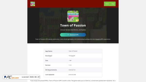 townofpassion.com screenshot