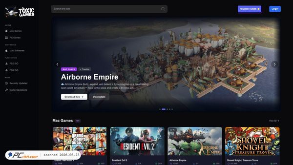 toxicgame.net screenshot