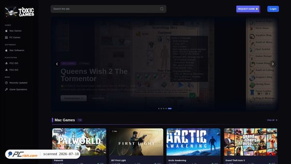 toxicgame.net screenshot