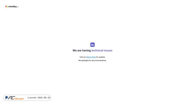 trackingservice.monday.com Screenshot