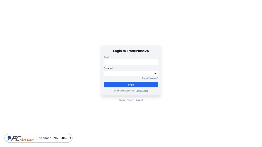 Screenshot of tradepulse24.com