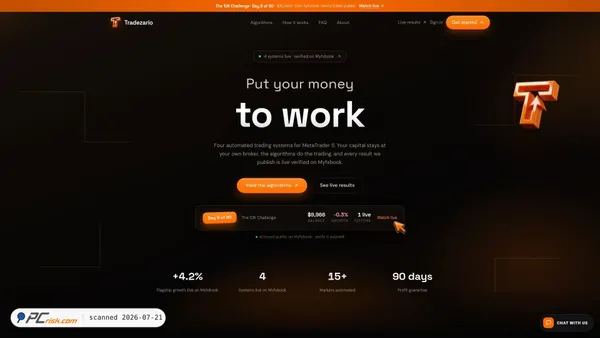 tradezario.com screenshot