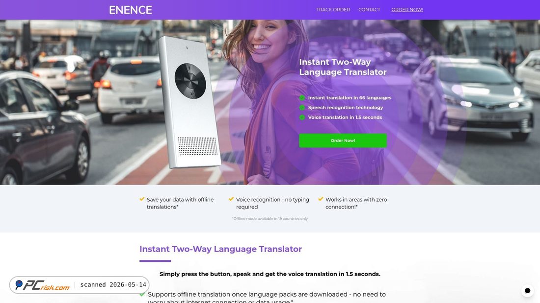Screenshot von translatorenence.com