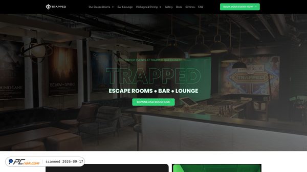trappedtorontoescape.com screenshot