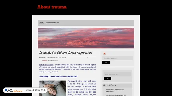 traumatheory.com screenshot