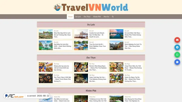 travelvnworld.com screenshot