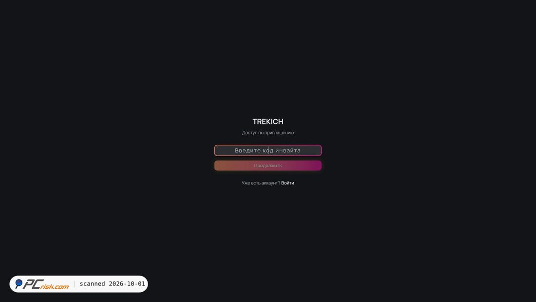 Captura de ecrã de trekich.ru