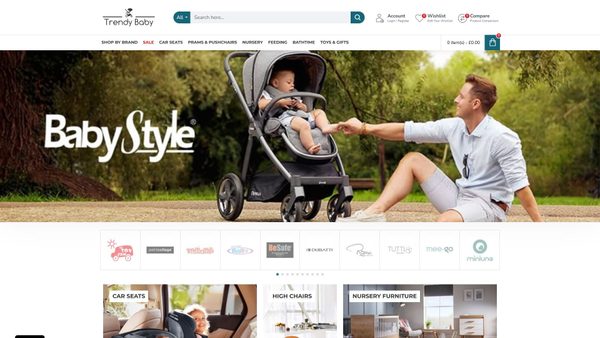 trendybaby.co.uk screenshot