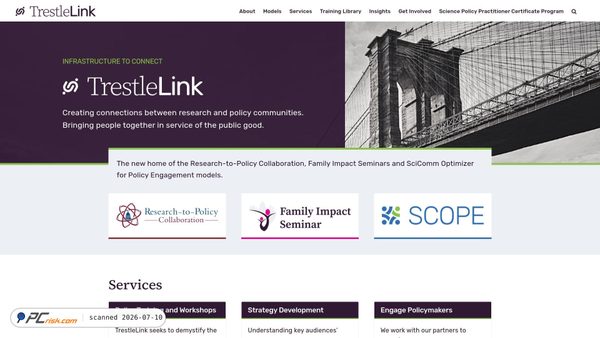 trestlelink.org screenshot