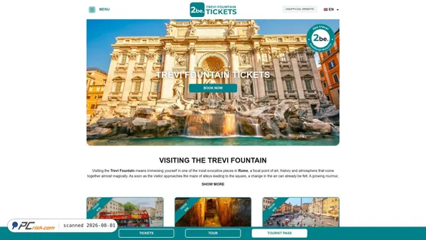 trevi-fountain-tickets.com screenshot