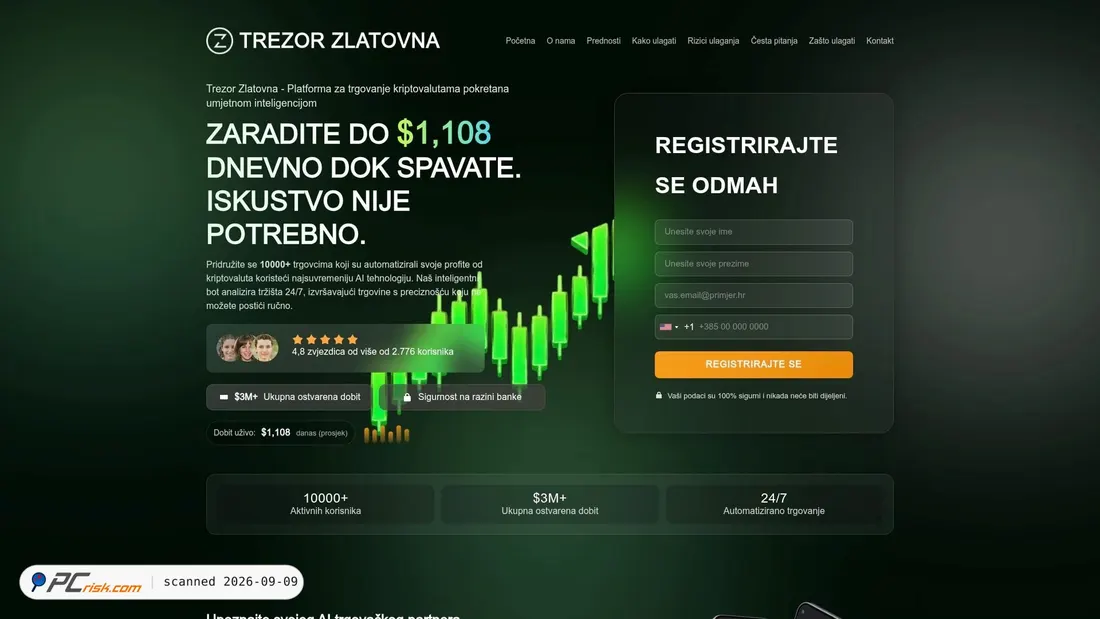 Screenshot von trezorzlatovna.com