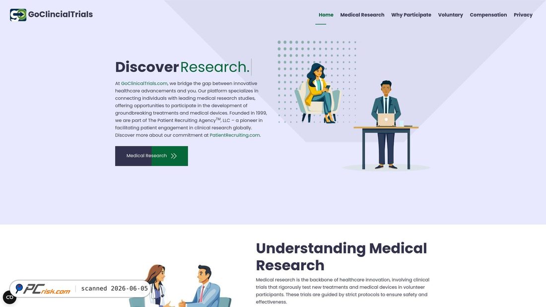 Zrzut ekranu trial.goclinicaltrials.com