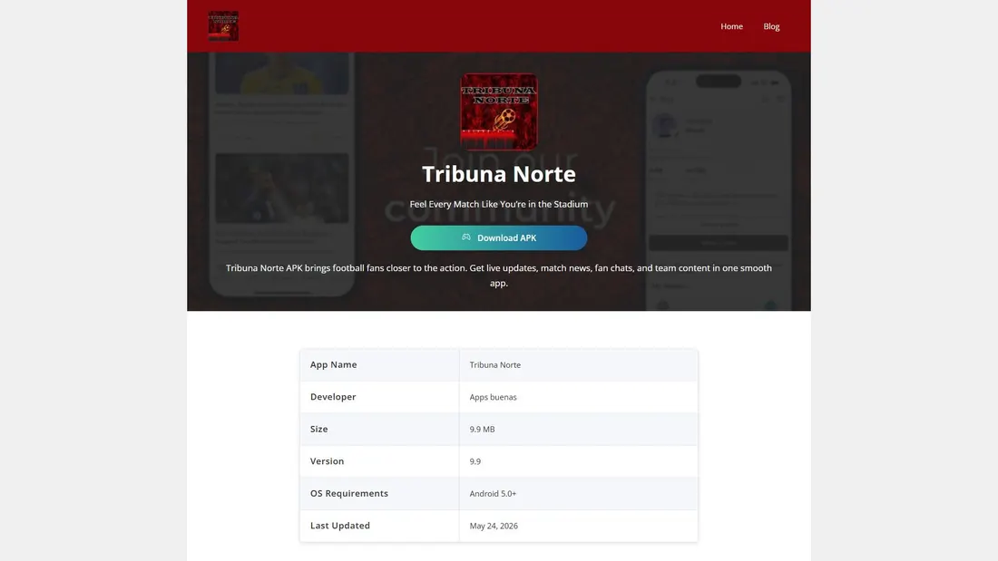Captura de pantalla de tribunanorte.org