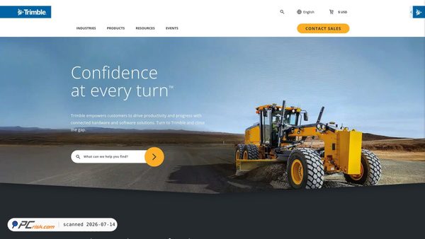 trimble.com screenshot