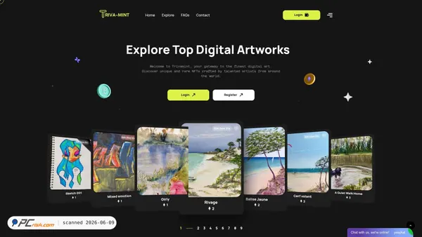 trivamint.com screenshot