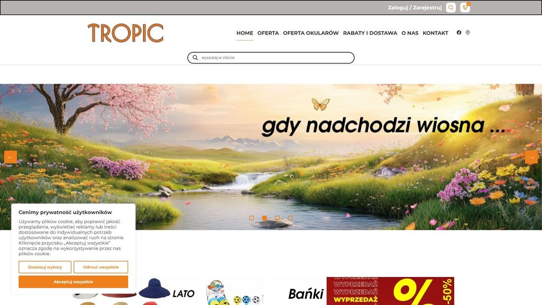 Screenshot of tropic-importer.pl