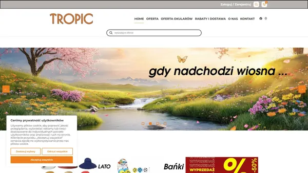 Screenshot di tropic-importer.pl