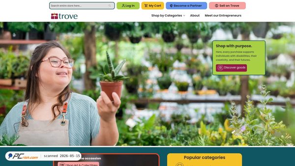 trovemarket.com screenshot