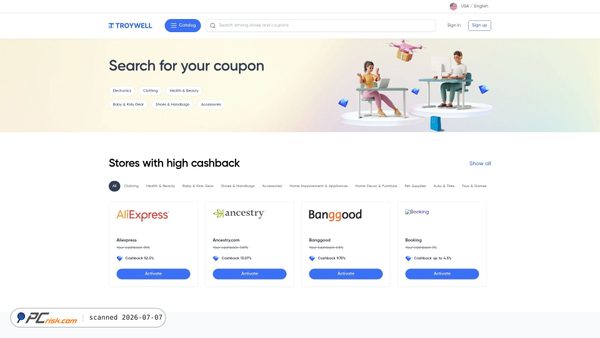troywell.org screenshot