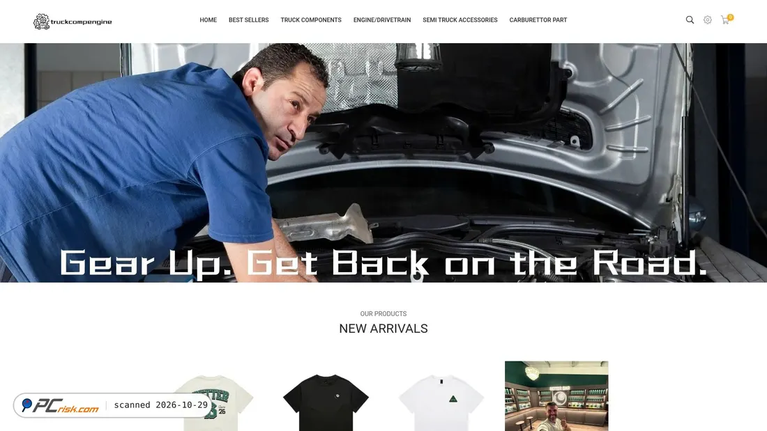 Capture d’écran de truckcompengine.com