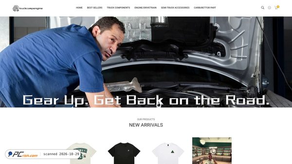 Capture d’écran de truckcompengine.com