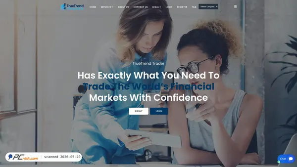 truetrendtrader.com screenshot