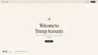 trumpaccount.com screenshot