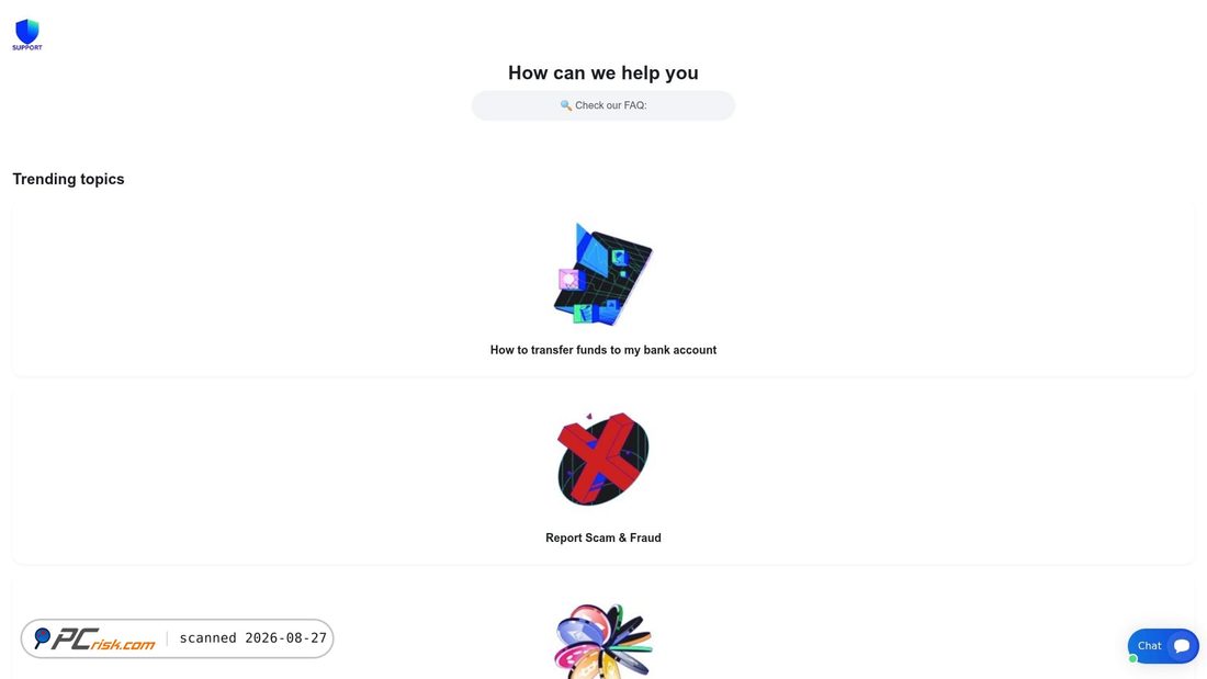 Screenshot von trust-wallet-contact.vercel.app