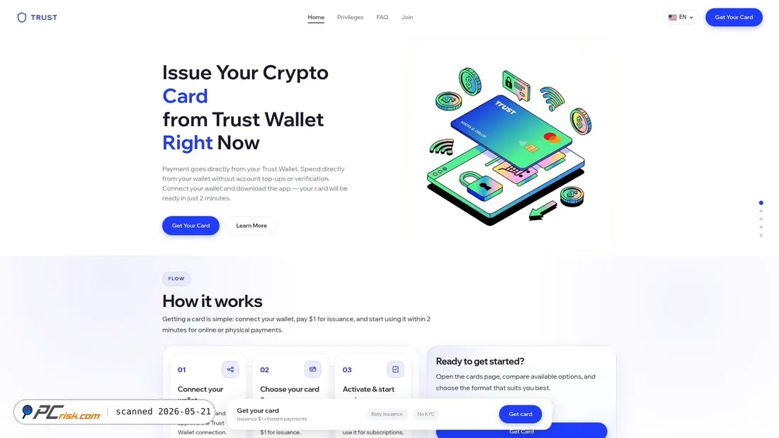 Screenshot of trustprecrypto.com