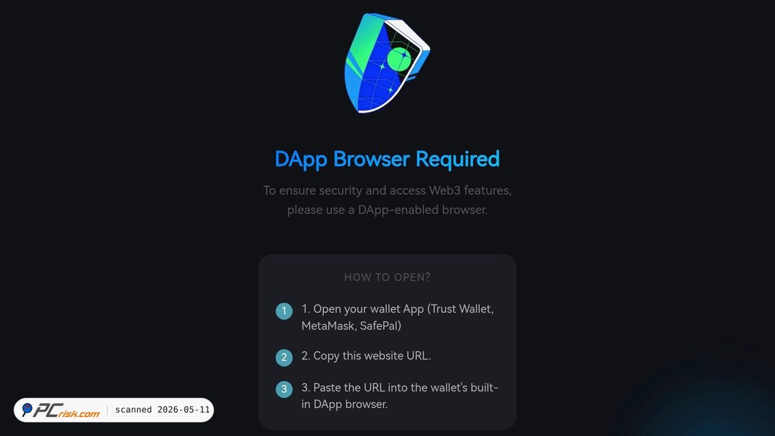 Screenshot von trustwallet-crypto.net