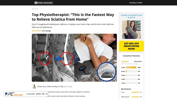 try.smoothspine.com Screenshot