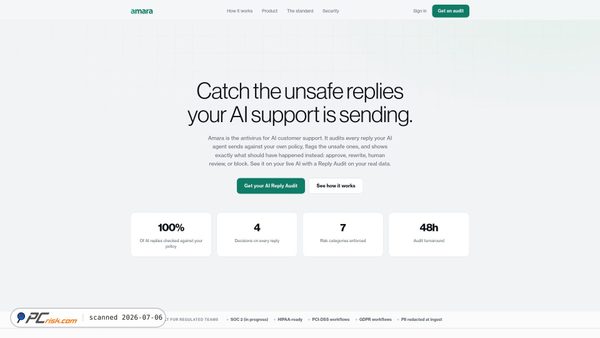 tryamara.ai screenshot
