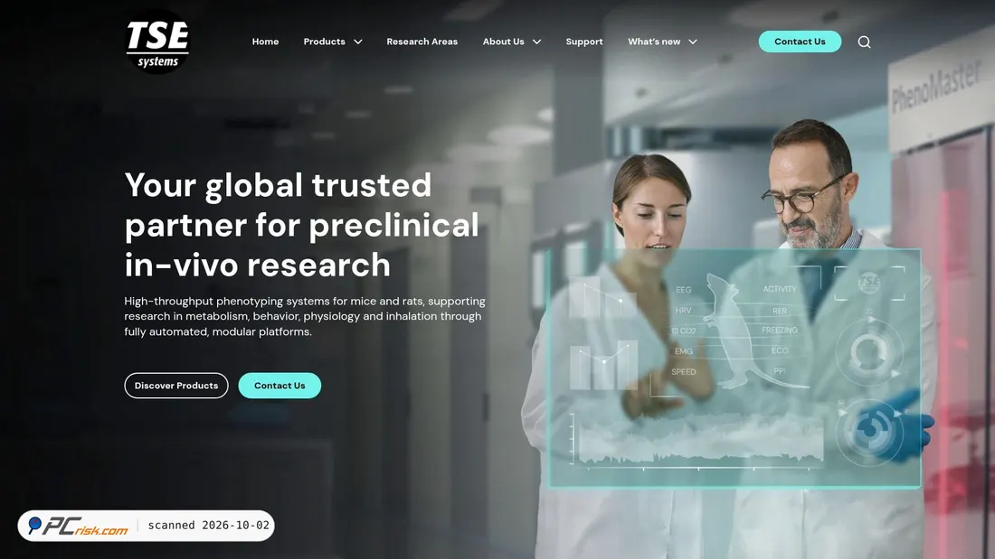 Screenshot of tse-systems.com