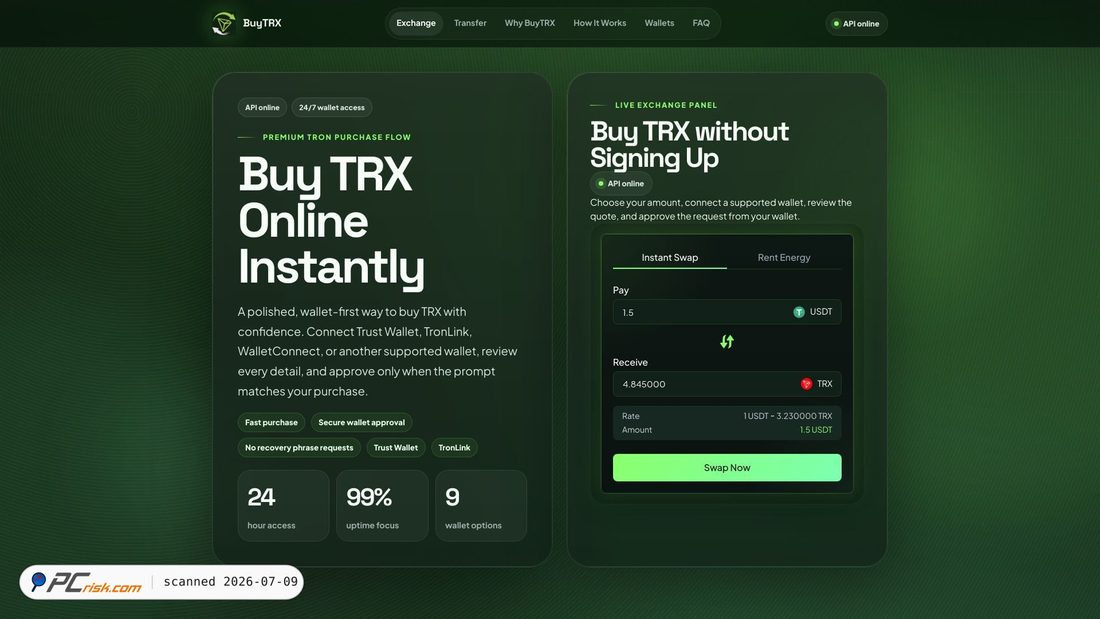 Screenshot of ttrx.org