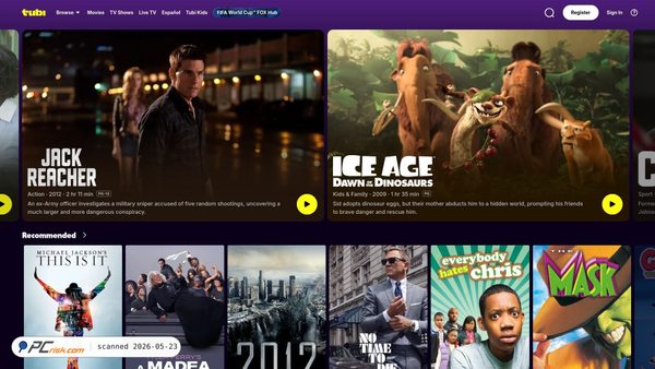 tubitv.com screenshot