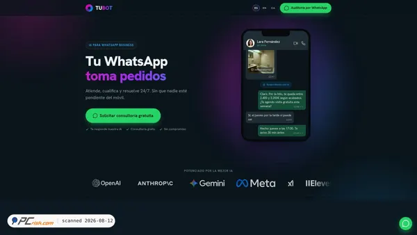 tubot.es screenshot