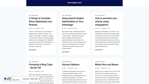 tuneupgh.com screenshot