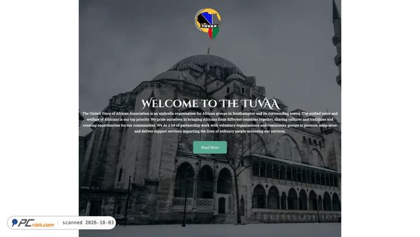 tuvaa.org.uk Screenshot