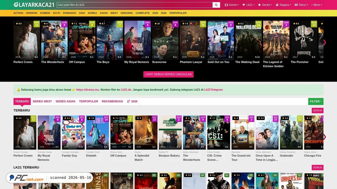 Screenshot of tv4.nontondrama.my