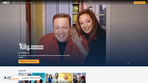 Captura de tvland.com