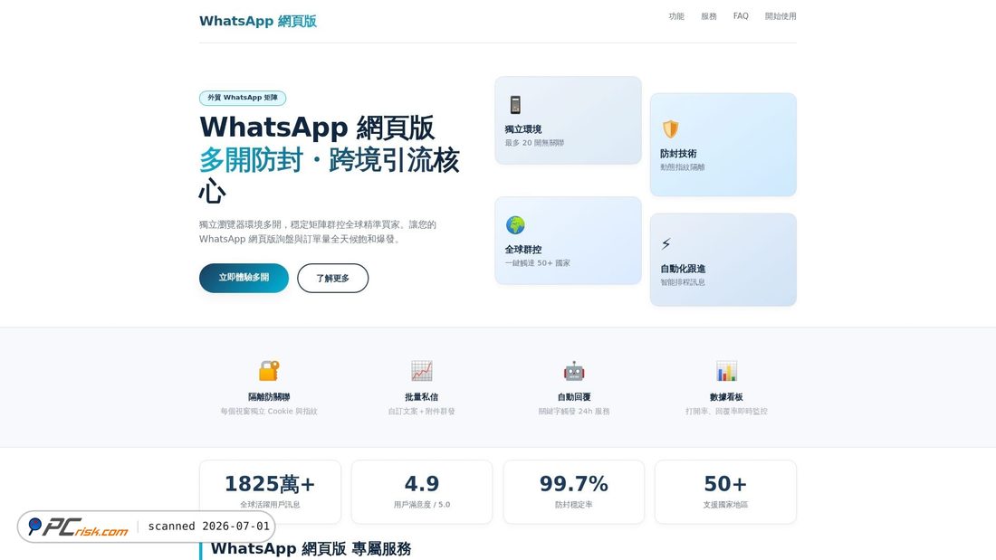 Screenshot of tw-h5pc-whatsapp.tw.cn
