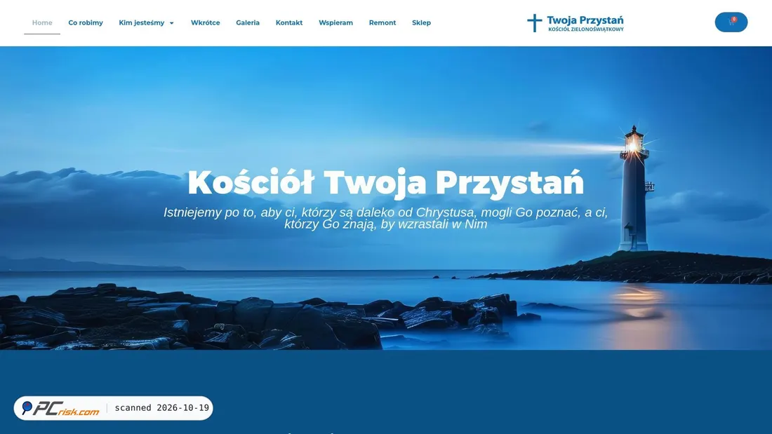 Captura de ecrã de twojaprzystan.pl